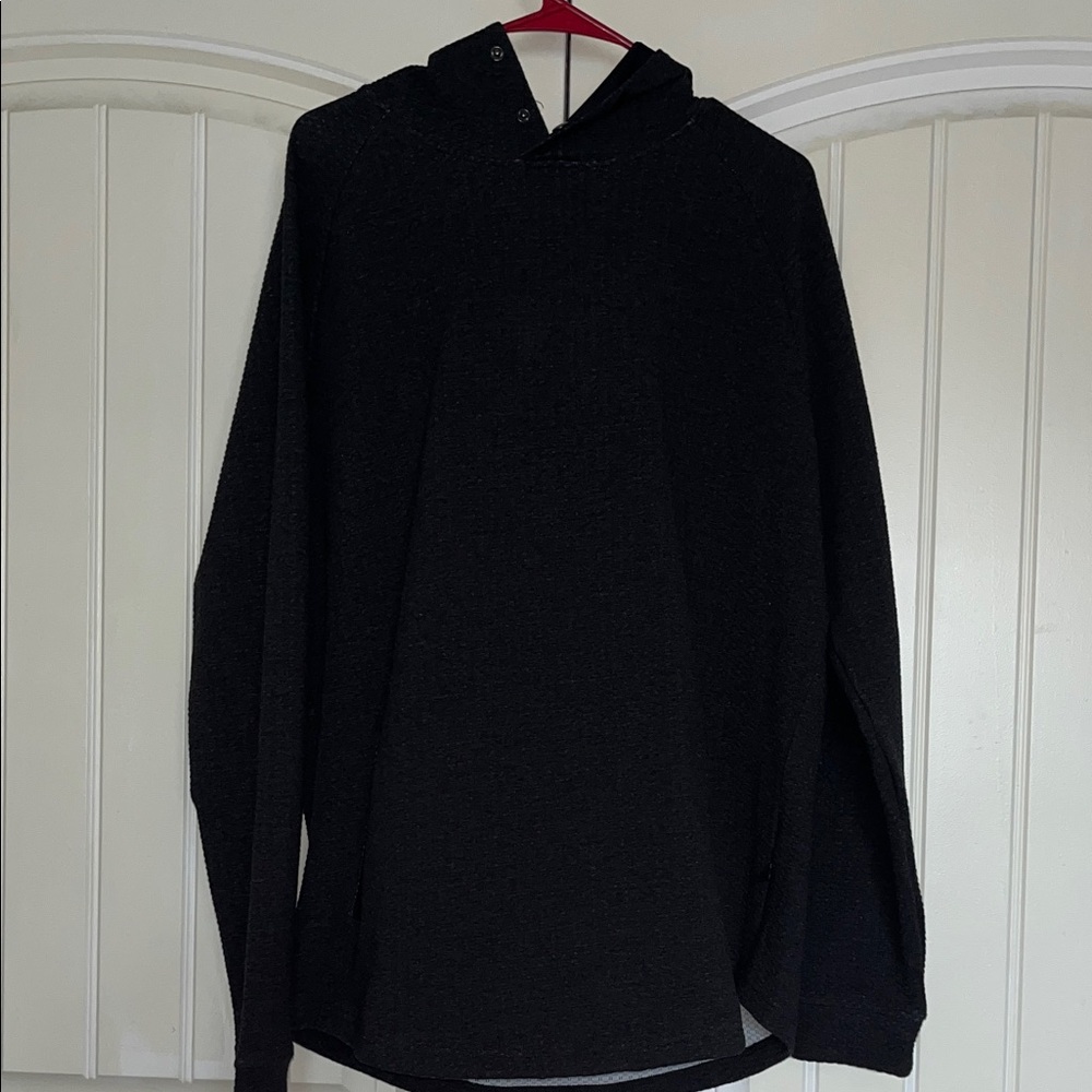 Men's Swannies Dark Grey Golf Hoodie Sweater